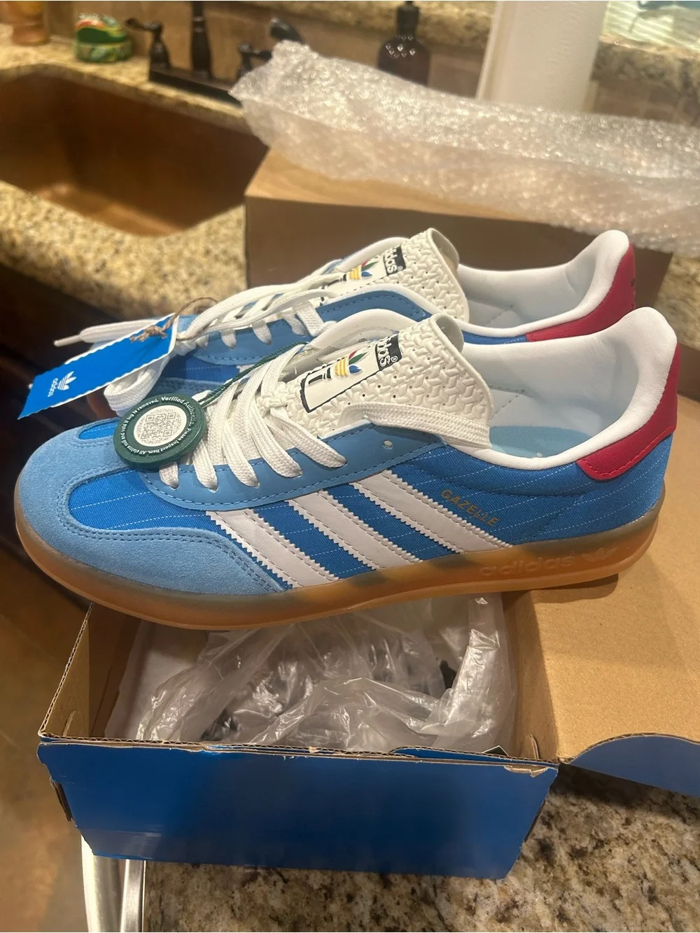 Men’s Adidas Gazelle Indoor Olympic Blue
